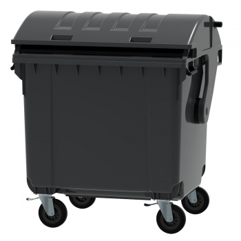 Контейнер для відходів ESE, 1100л, сірий, сферична кришка